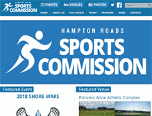 Tablet Screenshot of hamptonroadssports.org